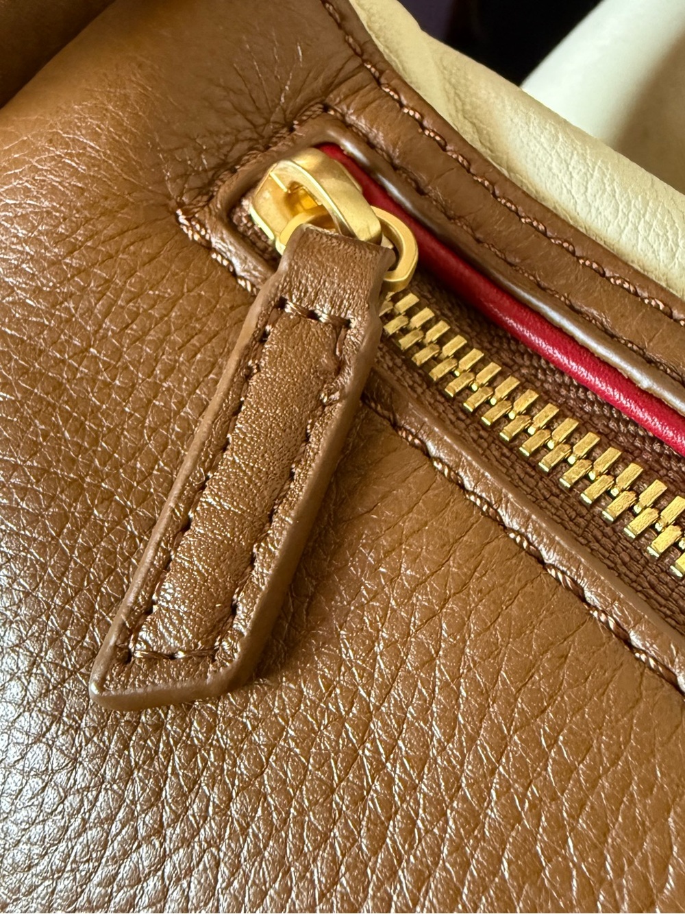 HAMMITT Charles Crossbody Medium in Courtyard Cream/Antique Gold NWOT w/box - Picture 6 of 9